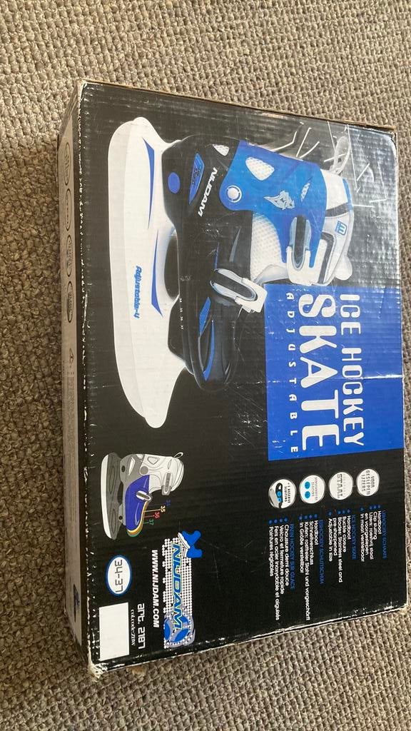 Schaatsen maat 34/37 verstelbaar, Sport en Fitness, Schaatsen, Ophalen of Verzenden, Gebruikt, IJshockeyschaatsen, Nijdam