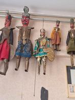 Set van 5 Antieke Siciliaanse Marionetten - Handgemaakt, Ophalen of Verzenden