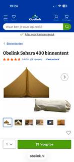 Obelink sahara 400 binnentent, Caravans en Kamperen, Ophalen of Verzenden, Nieuw, Tot en met 2