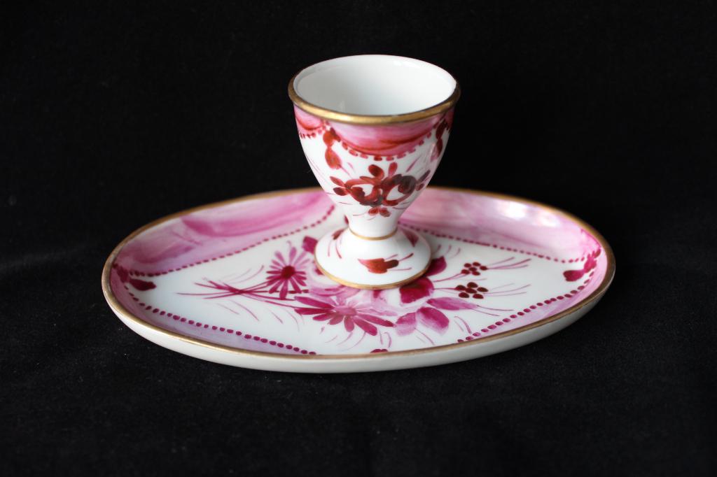 Antieke Limoges Perlam porseleinen set c 1920, Antiek en Kunst, Antiek | Porselein, Ophalen of Verzenden