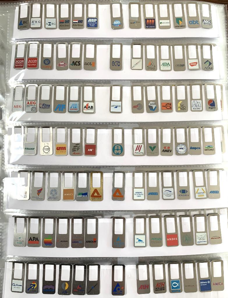 Markclips Promoclips ruim 1600 verschillende Clips, Verzamelen, Overige Verzamelen, Verzenden, Zo goed als nieuw