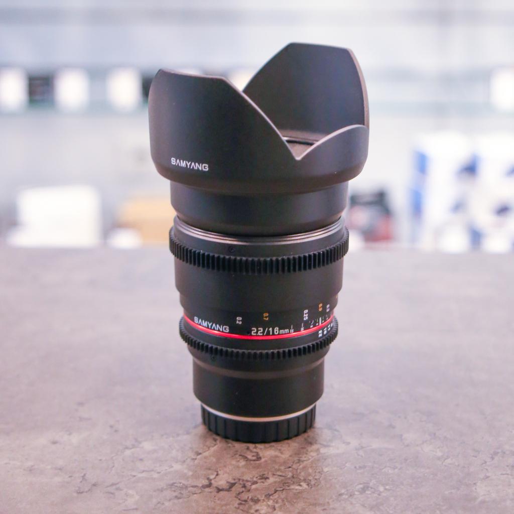 Samyang 16mm T2.2 ED UMC CS Fuji X (Hilversum), Foto-Groep, Gebruikt, Luttekepoortstraat 26 3841 AX Harderwijk, Webshop@foto-groep.nl