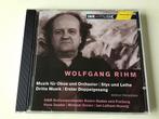 Wolfgang Rihm amusik für Oboe und orchester etc, Ophalen of Verzenden, Barok, Zo goed als nieuw, Orkest of Ballet