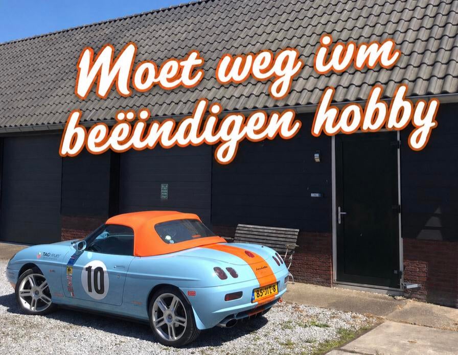 Fiat Barchetta 1.8 16V 2002 Blauw, Auto's, Voorwielaandrijving, 450 kg, 40 €/maand, 4 cilinders
