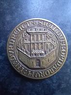 Penning Dordrecht 1980 met Juliana en Beatrix, Postzegels en Munten, Penningen en Medailles, Ophalen, Overige materialen, Nederland