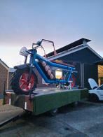 Carnaval fatbike fiets praalwagen met bewegende onderdelen, Ophalen