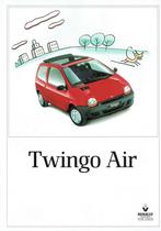 Folder Renault Twingo Air (Duitse uitgave - 1995), Verzenden, Gelezen, Renault