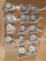 Hera Halogeen spots KB 12 mat glas / chroom 12v 20w, Halogeen, Laag inbouw, Metaal of Aluminium, Nieuw