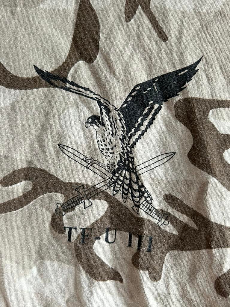 2 T-Shirts TFU III Luchtmobiel Staf 11e Brigade Afghanistan, Verzamelen, Verzenden, Landmacht, Nederland, Kleding of Schoenen