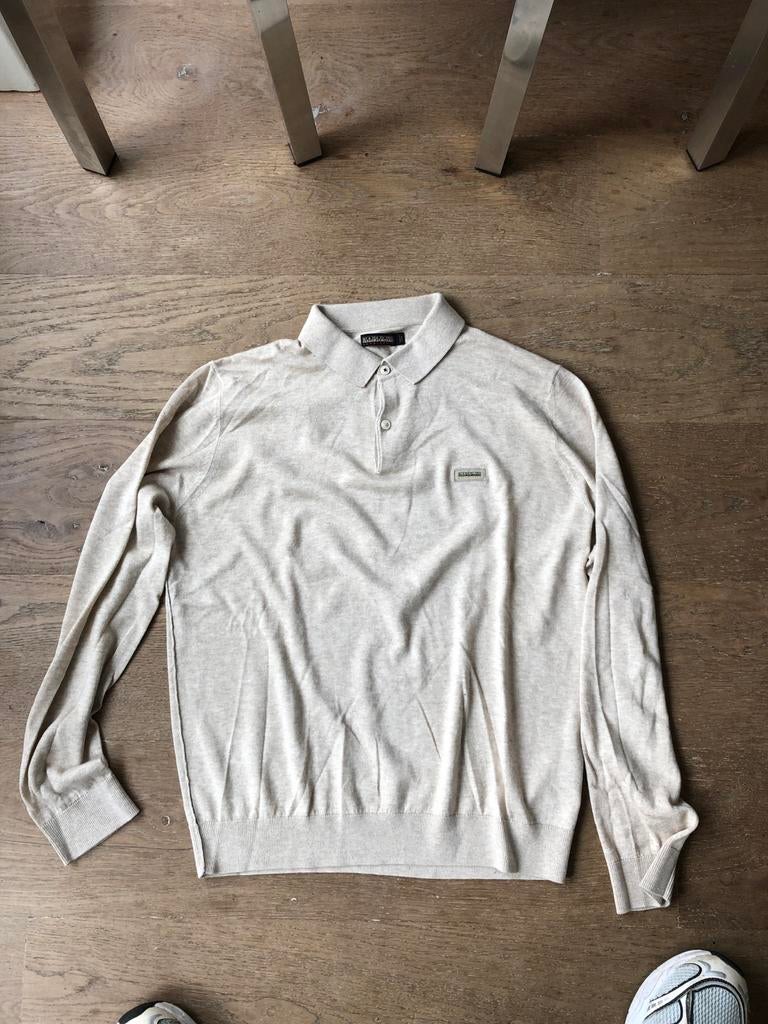 Napapijri katoenen trui, Ophalen of Verzenden, Nieuw, Maat 48/50 (M), Beige