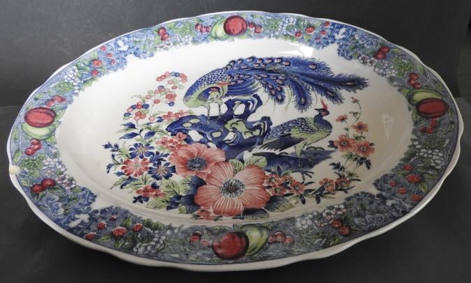 Tafelschaal Peacock Japan., Antiek en Kunst, Ophalen of Verzenden