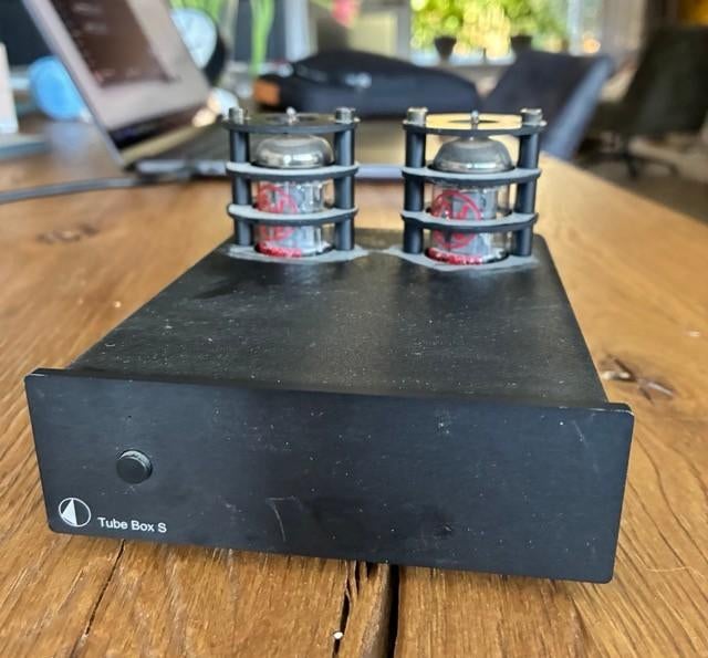 Pro-Ject Tube Box S – High-End Buizen Phono-voorversterker, Ophalen, Zo goed als nieuw, Platenspeler-onderdeel, Overige merken