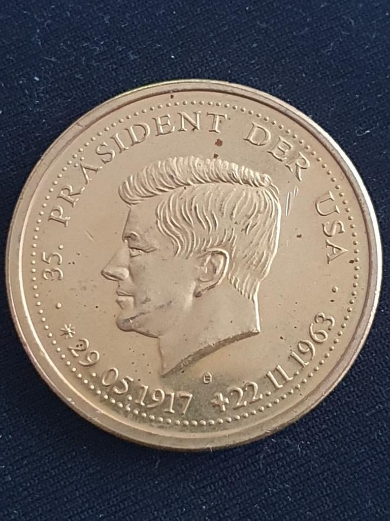 Medaille John F kennedy bezoek aan Berlijn., Ophalen of Verzenden, Buitenland