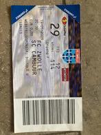 TICKET FC ZWOLLE-SC CAMBUUR 19-5-2009, Ophalen of Verzenden, Zo goed als nieuw, Overige binnenlandse clubs, Overige typen