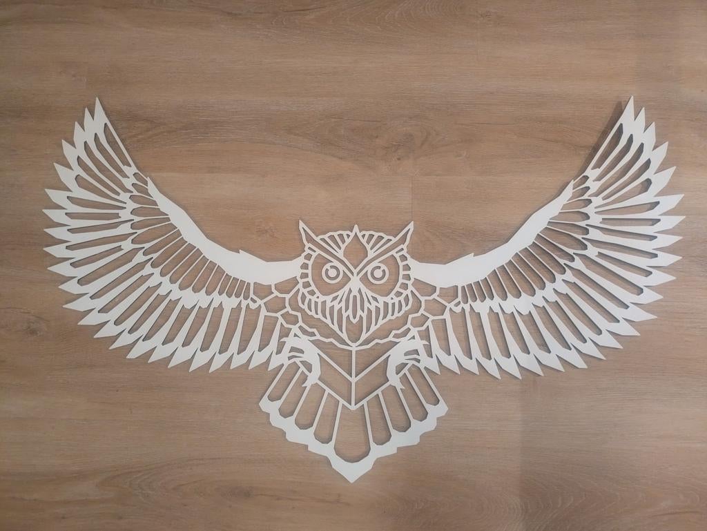 geometrische uil wanddecoratie, Ophalen