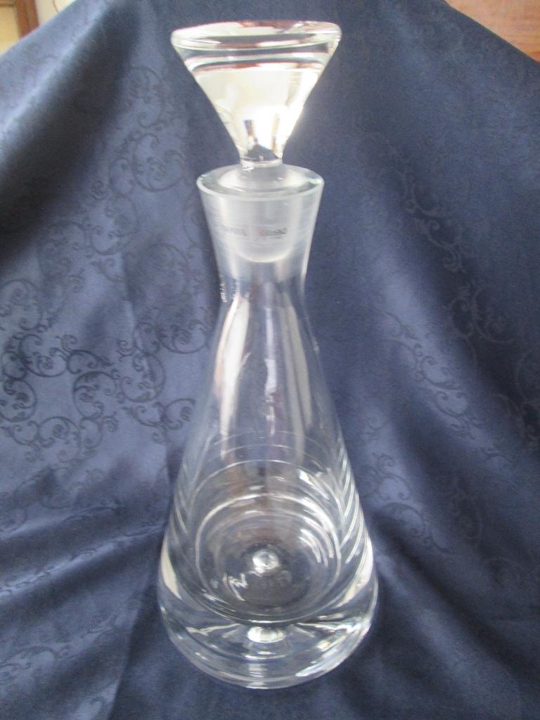 Mooie geheel gave Krosno karaf . Mondgeblazen, Ophalen of Verzenden