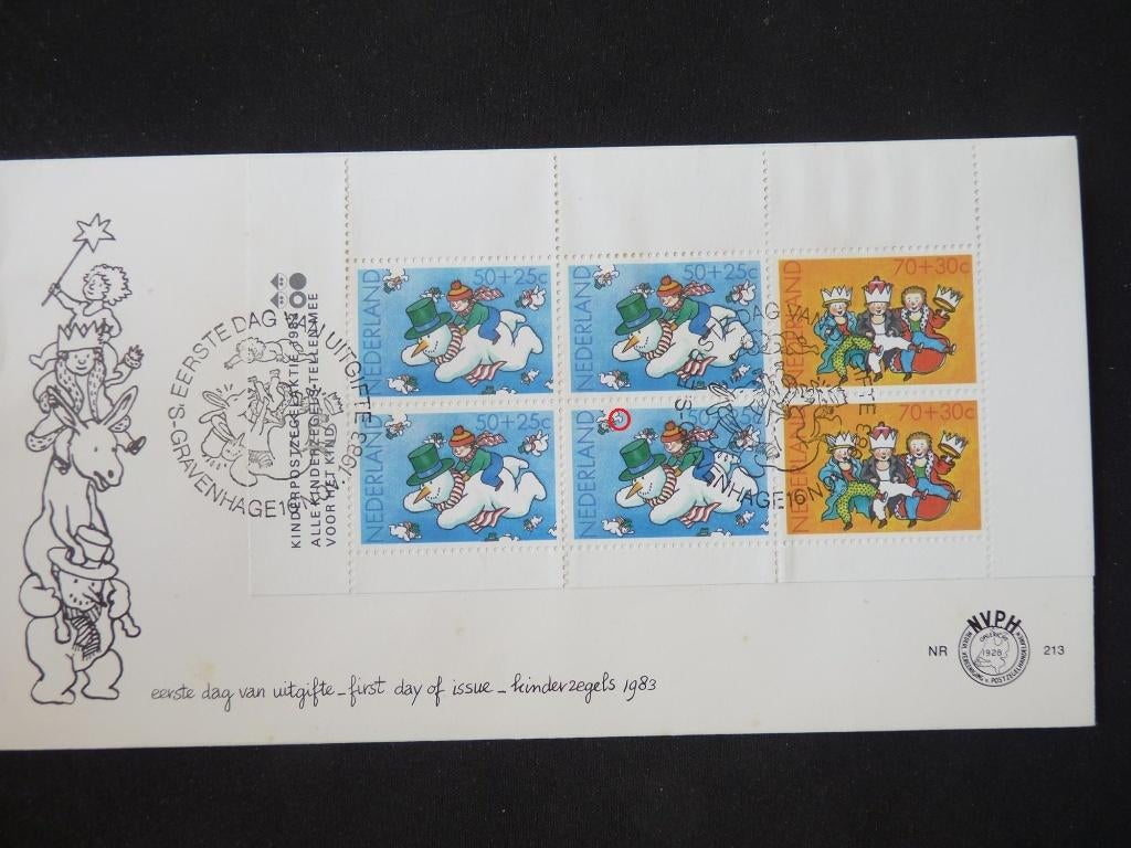 plaatfout  1299 pm5 , op fdc ., Postzegels en Munten, Postzegels | Nederland, Verzenden, Na 1940, Gestempeld