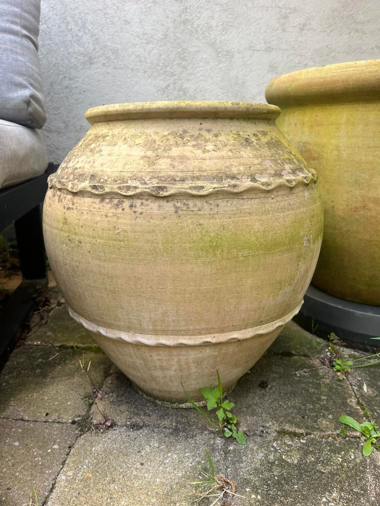 Mooie bloem / plantenpot, Ophalen, Steen, Gebruikt, Rond