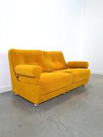 Modulaire sofa, fauteuils warm geel vintage, Huis en Inrichting, Gebruikt, Vintage, space age, 150 tot 200 cm, Tweepersoons