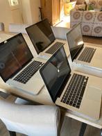 MacBook pro's 17", 2 x 15", 1x 13" 2010-2012, Gebruikt, 256 GB, 2 tot 3 Ghz, Qwerty
