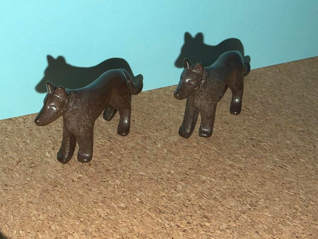 Apr 283: playmobil: dieren: honden (oude serie), Ophalen of Verzenden, Gebruikt, Los playmobil