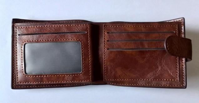 Heren Portemonee (nieuw), Sieraden, Tassen en Uiterlijk, Portemonnees, Ophalen of Verzenden, Nieuw, Bruin, Met knipsluiting