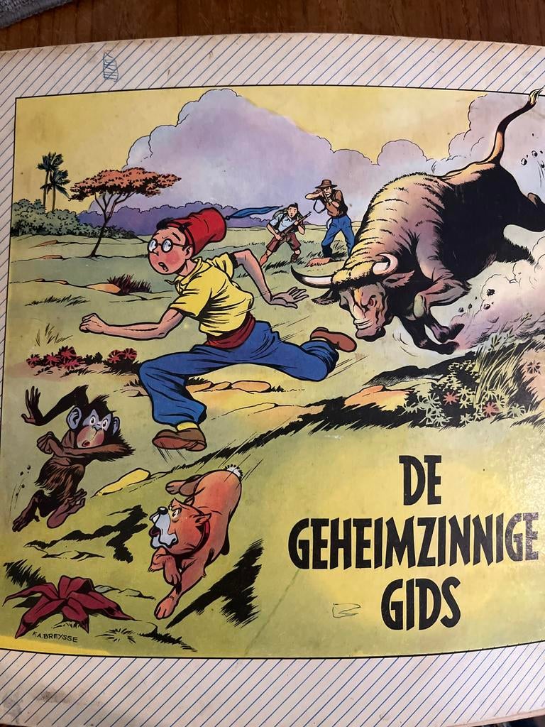 De Geheimzinnige Gids - Vintage Stripboek, Boeken, Stripboeken, Eén stripboek, Ophalen of Verzenden, Gelezen
