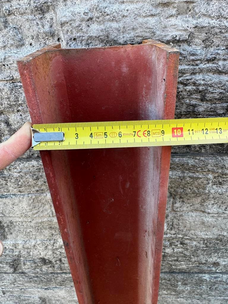 H balk 135 cm, flens 7 mm, Doe-het-zelf en Verbouw, Metalen, Ophalen, Nieuw, IJzer