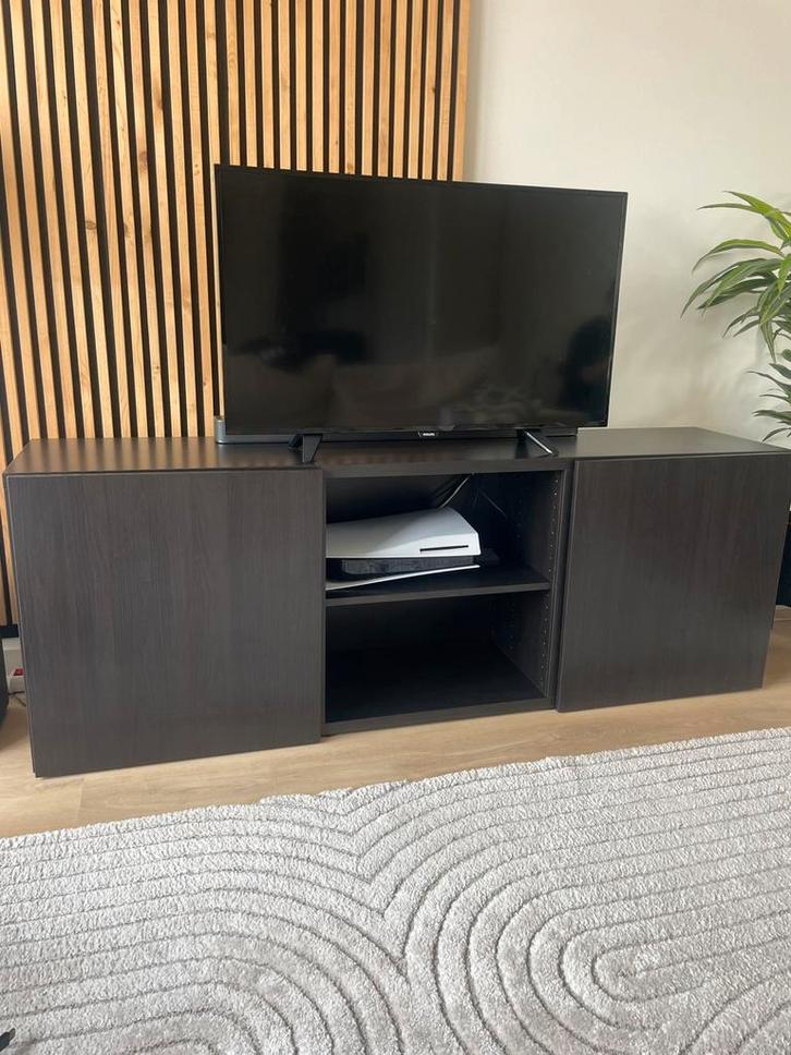 Besta tv meubel Ikea, Huis en Inrichting, Kasten | Televisiemeubels, Zo goed als nieuw, Minder dan 100 cm, 150 tot 200 cm, 25 tot 50 cm