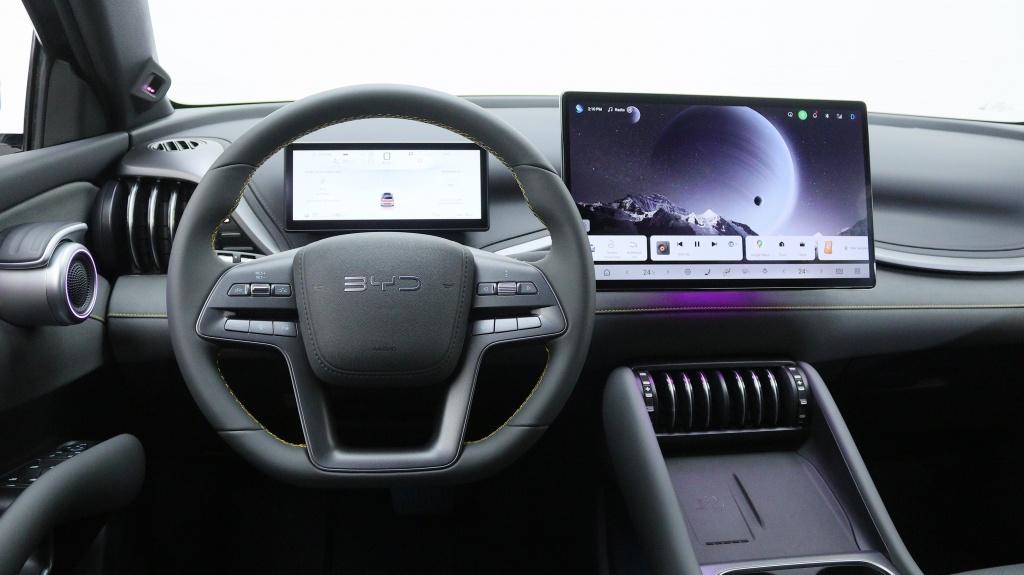 BYD Atto 3 EVO Design 74.8 kWh | Incl. € 2.950 ACTIE | Pri, Auto's, BYD, 0 cilinders, Zwart, Blauw, Leder