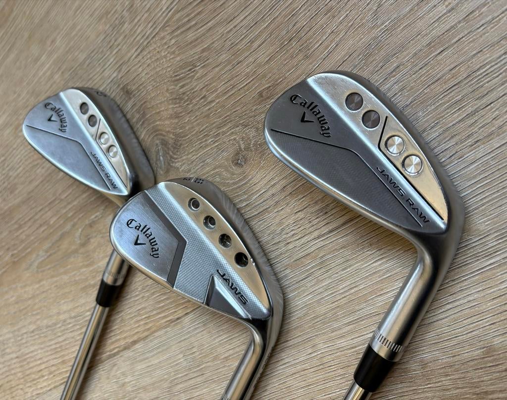 Callaway Jaws Raw Wedges - Set van 3, Sport en Fitness, Golf, Ophalen of Verzenden, Gebruikt, Club, Callaway