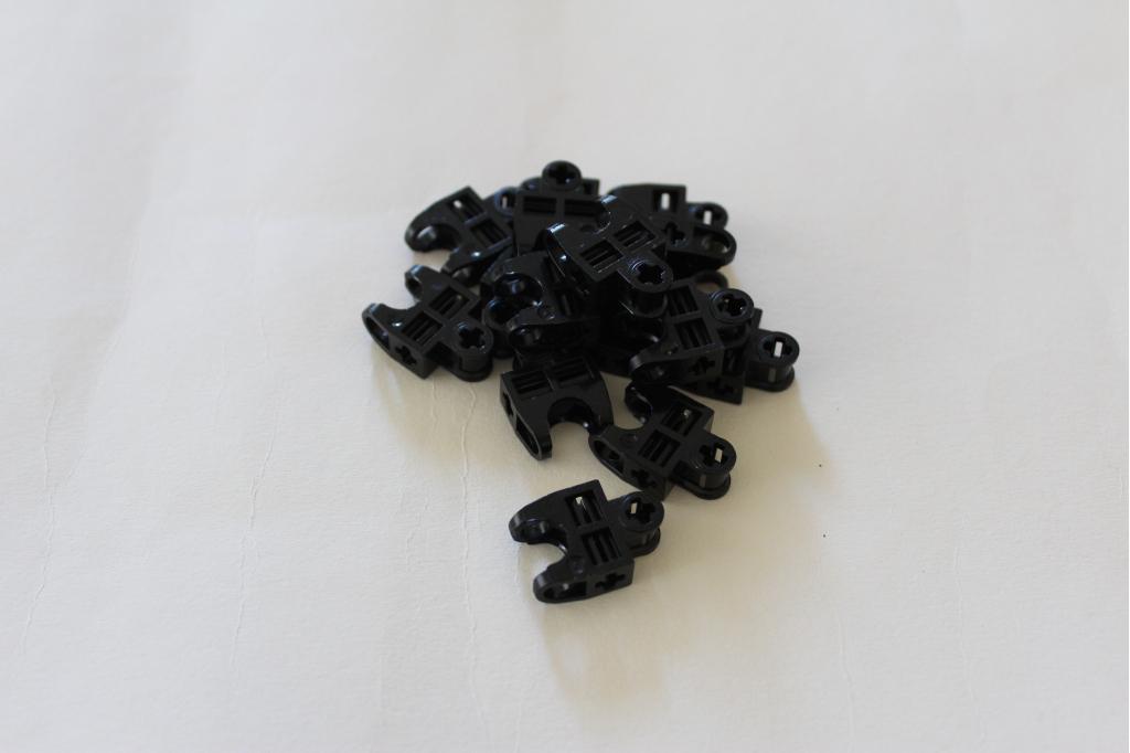 LEGO As connector 2x3 met kogelgewricht zwart 32174 (20x), 1 Aastvej, Billund, South Denmark 7190, Verzenden, Lego, Losse stenen