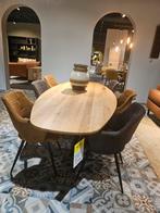 Eetkamertafel 260x110 Bree's new world, Ophalen, 100 tot 150 cm, Eikenhout, Rechthoekig