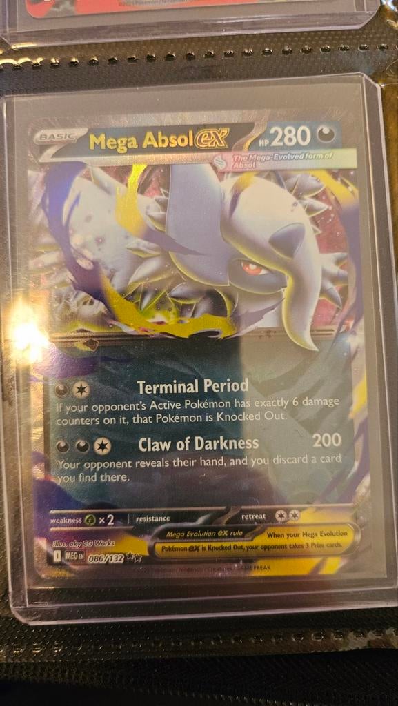Pokémon Mega Absol EX kaart MEG 086/132, Ophalen of Verzenden