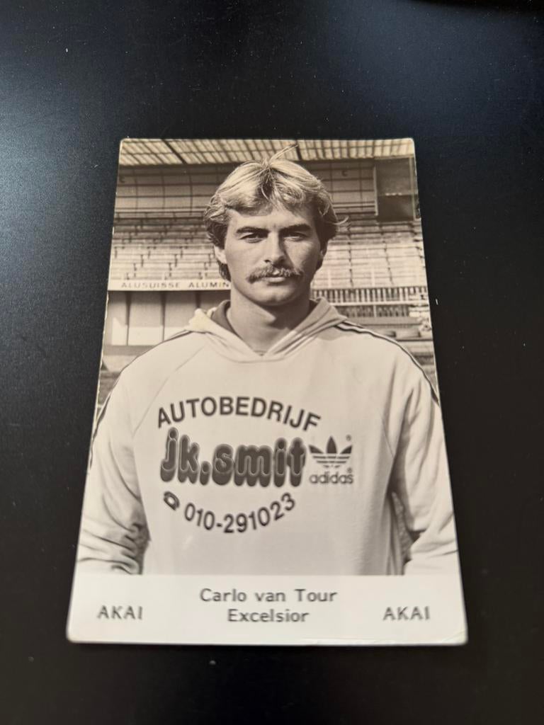 Spelerskaart Varko van Tour Excelsior, Ophalen of Verzenden, Zo goed als nieuw, Spelerskaart