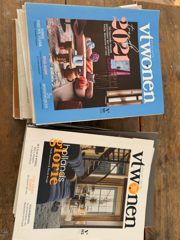 VT Wonen Tijdschriften - 2020 en 2021 GRATIS OPHALEN, Ophalen, Gelezen, Overige typen