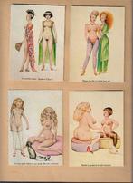 4 stuks prent erotiek bloot naakt  ( japans - chinees ), 1960 tot 1980, Gebruikt, Verzenden, Prent