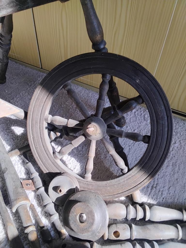 Spinnen wiel, Hobby en Vrije tijd, Ophalen, Spinnewiel