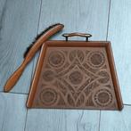 Tafelschuier hout / tafelveger houtsnijwerk antiek, Antiek en Kunst, Ophalen