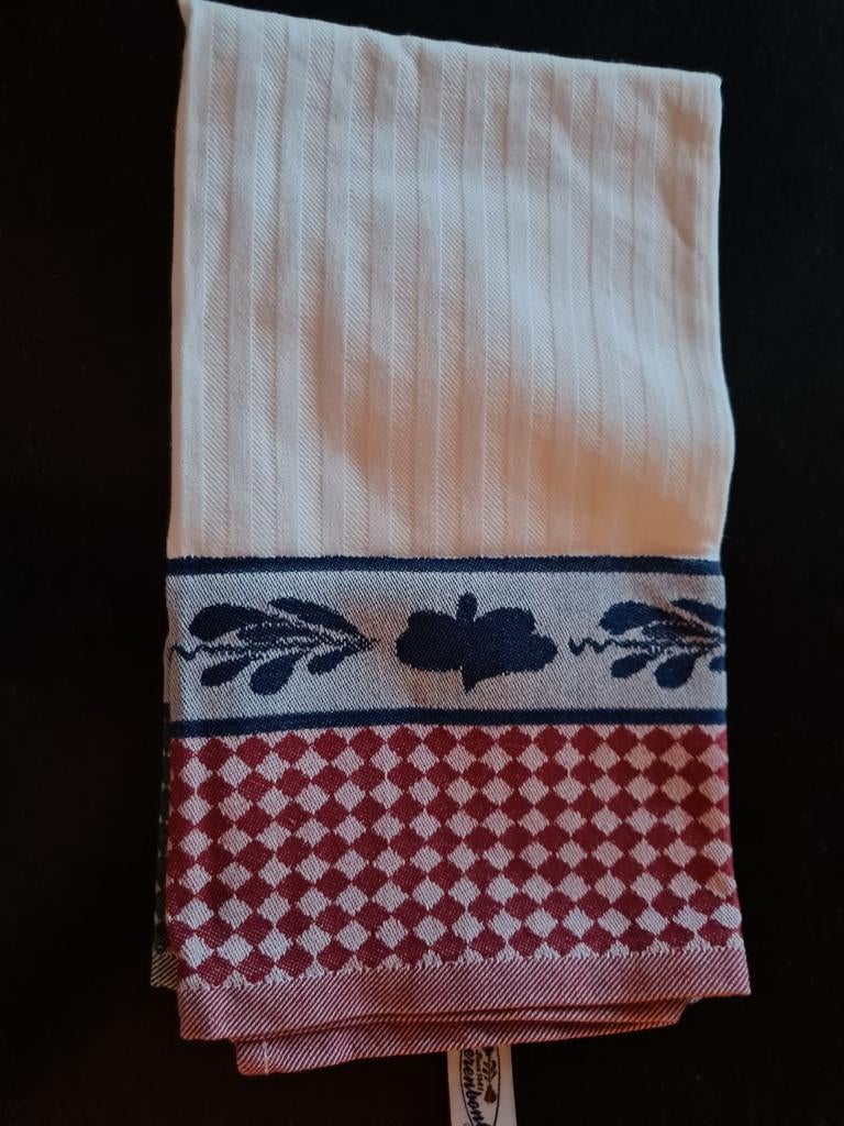 Theedoek Boerenbont, Ophalen of Verzenden, Zo goed als nieuw, Tafelkleed of Tafelzeil