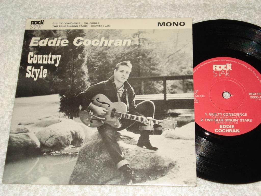 Eddie Cochran  EP   Country Style, Ophalen of Verzenden, Zo goed als nieuw, EP