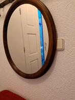 Ovale klassieke houten spiegel, Huis en Inrichting, Woonaccessoires | Spiegels, Ophalen, Minder dan 50 cm, Gebruikt, Minder dan 100 cm