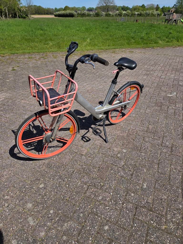 Stadsfiets camping fiets rubberen banden, Ophalen of Verzenden, 20 inch of meer