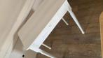 Brocante tafeltje, wit, met lade, Ophalen