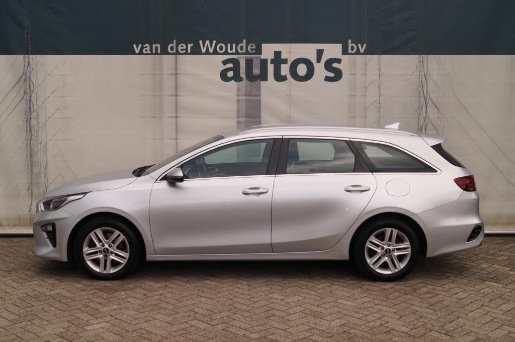 Kia Ceed SW 1.0 T-GDi 120pk DynamicLine -NAVI-ECC-DAB-CAM-, Stof, Gebruikt, Euro 6, Origineel Nederlands