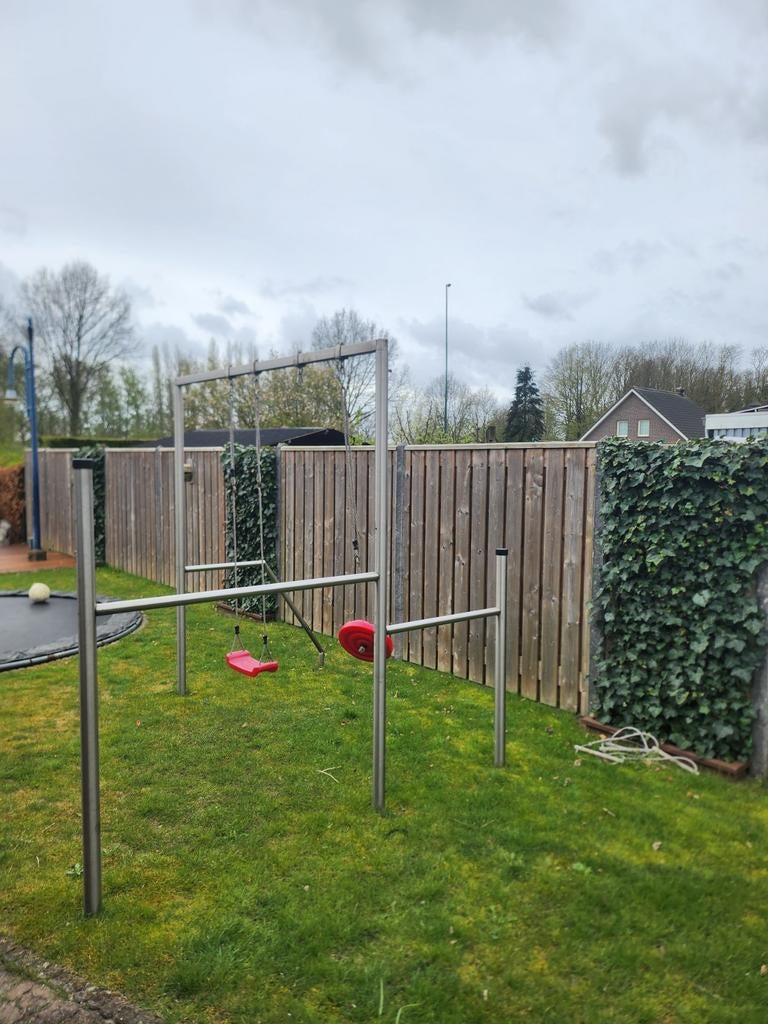 Rvs schommel rek kuikel rek, Ophalen, Schommel