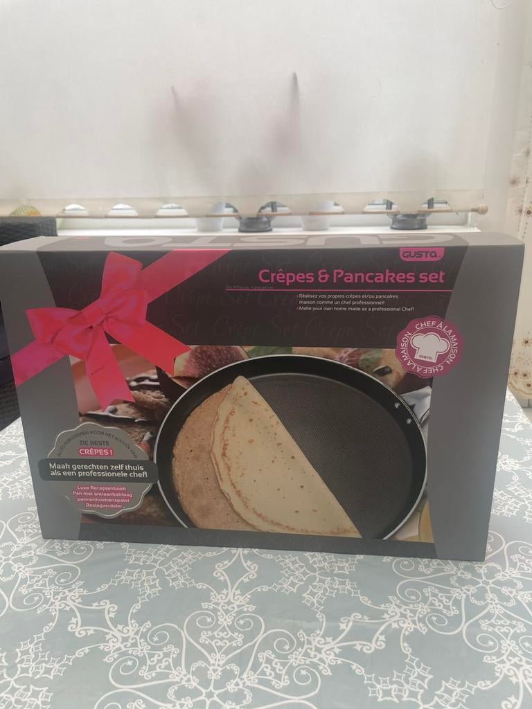 Te koop een mooie pannenkoekpan Gusta NIEUW, Ophalen, Nieuw, Overige materialen, Overige typen
