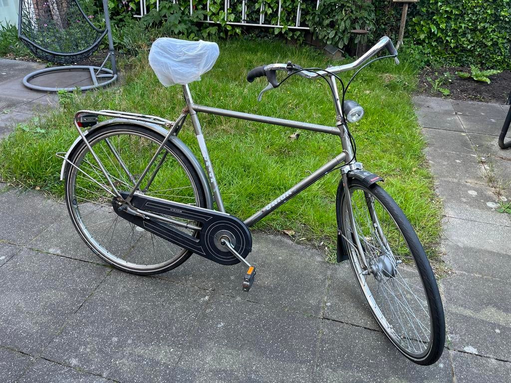 Union stationsfiets 57cm - Oude fiets, Fietsen en Brommers, Fietsen | Heren | Herenfietsen, 57 tot 61 cm, Ophalen, Gebruikt, Overige merken