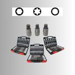 Bit Doppenset 1/2" Torx Inbus Spline 88 Delig, Auto diversen, Autogereedschap, Info@purbesa.nl, Nieuw, Purbesa, Purbesa