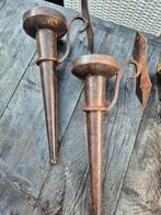 Fakkels kaarsen ophang toorts wandkandelaar kandelaar, Ophalen, Koper of Brons